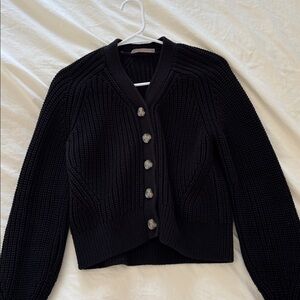 Everlane Black Knit Cardigan